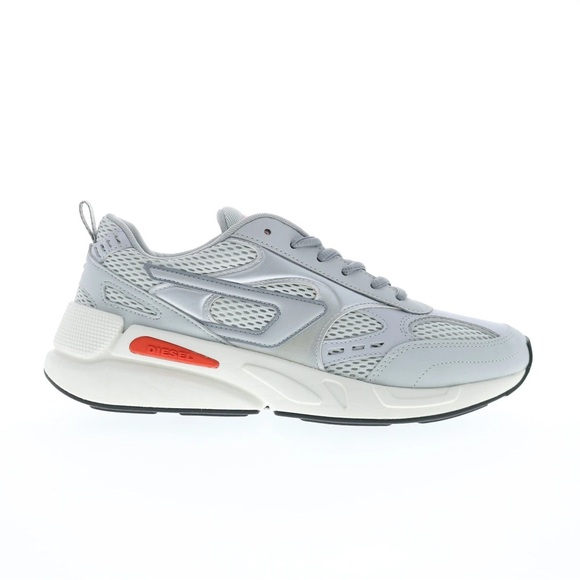 Diesel men’s S-serendipity running shoes sport sneakers white and grey- size 12 - Picture 1 of 11